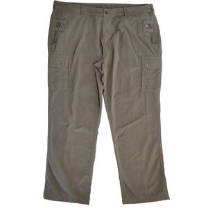 Clothing Arts Mens P^Cubed Pickpocket Proof Travel Pants 42x31 Olive Adjustable